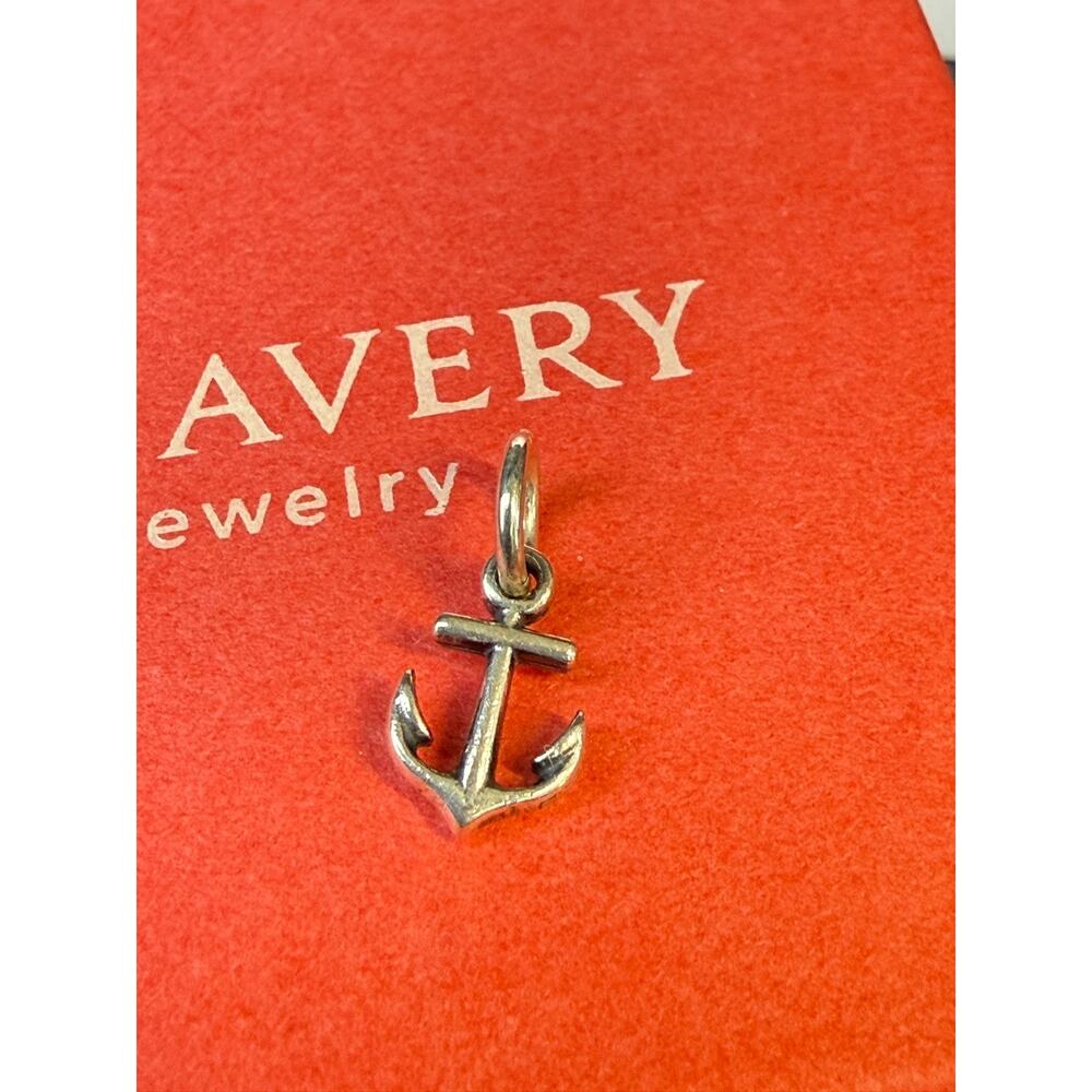 James Avery Retired Mini Tiny Anchor Charm Uncut Loop - Picture 4 of 7